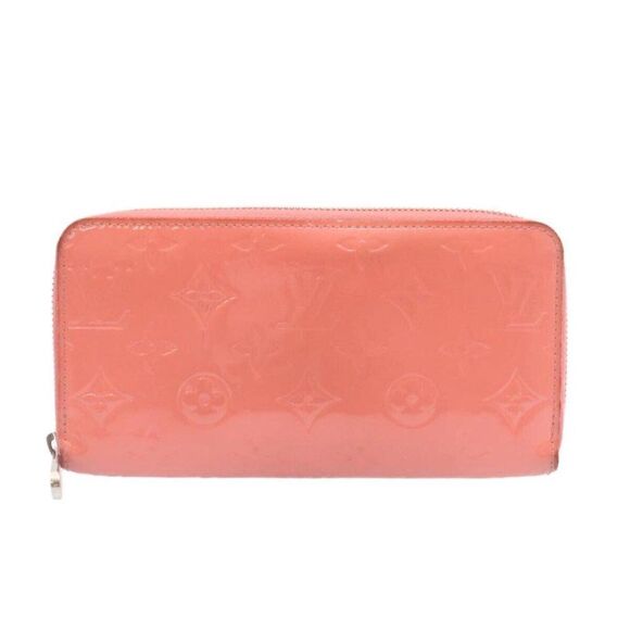 LOUIS VUITTON Monogram Vernis Zippy Wallet Long Wallet Pink - Picture 13 of 15